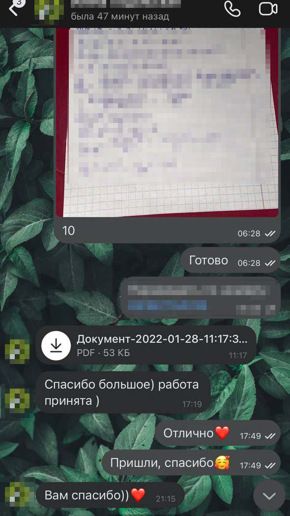 Отзыв клиента 8